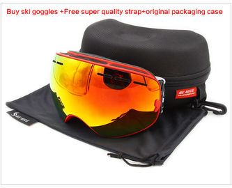 Luxury Magnetic Snow Goggles Lightweight  High Density Ventilated Face Foam supplier