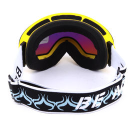 Low Profile Mirrored Ski Goggles UV400 Protection Quick Lens Replacement supplier