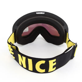 Winter Sports Rimless Mirrored Ski Goggles Two Ways Smooth Venting OEM Service supplier