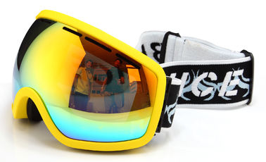 Anti Fog Ski Goggles Extra Long Elastic Strap For Any Helmet Compatibility supplier