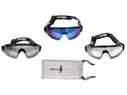 Professional Horse Racing Jockey Goggles With UVA UVB Protection Logo Customized supplier