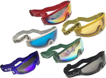Windproof / Sandproof Horse Jockey Sport Goggle Glasses With Adjustable Strap supplier