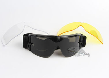 PPE Prescription Safety Glasses Airsoft X800 Black Color UV400 Protection supplier