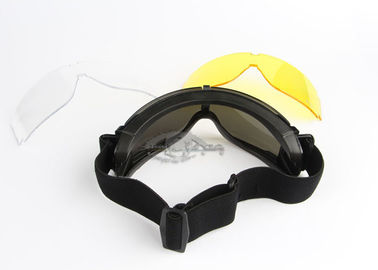 PPE Prescription Safety Glasses Airsoft X800 Black Color UV400 Protection supplier
