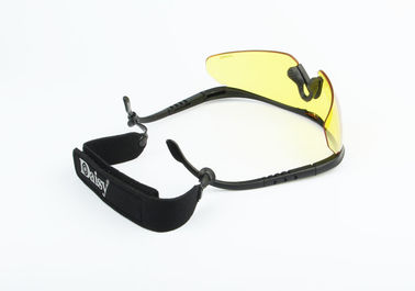 Yellow Mirrored Safety Glasses , Ultraviolet Protection Glasses Durable Flexible supplier