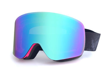 Head Custom Ski Goggles High Density Foam Anti Slip Strong Magnetic Helmet Compatible supplier