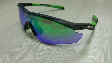Windproof Sport Sunglasses Comfortable Nose Pads For Bike Riding / Fishing supplier