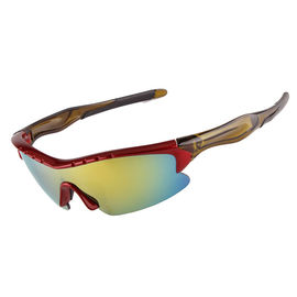 Fashionable Sport Goggle Glasses , Cycling Sunglasses High Strength Impact Resistance supplier