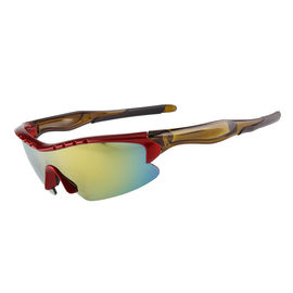 Fashionable Sport Goggle Glasses , Cycling Sunglasses High Strength Impact Resistance supplier