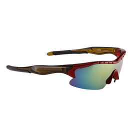 Fashionable Sport Goggle Glasses , Cycling Sunglasses High Strength Impact Resistance supplier
