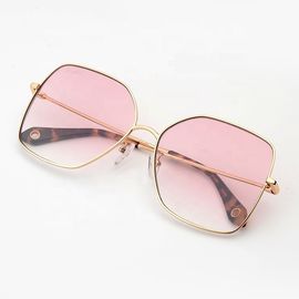 Custom Ladies Stylish Lifestyle Sunglasses Women Pentagon Shaped Metal Sunglasses supplier