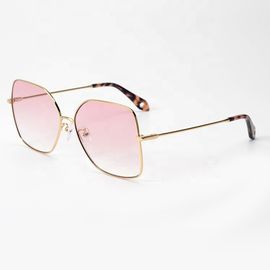 Custom Ladies Stylish Lifestyle Sunglasses Women Pentagon Shaped Metal Sunglasses supplier