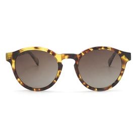 Round Fashion Sunglasses Polarized Tortoise Acetate Sunglasses For Eye Protect supplier