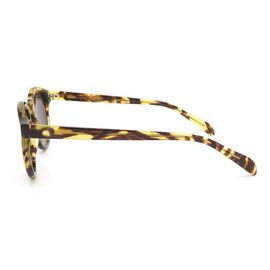 Round Fashion Sunglasses Polarized Tortoise Acetate Sunglasses For Eye Protect supplier