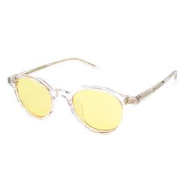 Fashion Clear Acetate Sunglasses Customized Size For Lady Traveling supplier