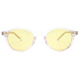 Fashion Clear Acetate Sunglasses Customized Size For Lady Traveling supplier
