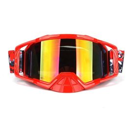 Anti UV Custom Motocross Goggles , Off Road Goggles For Driving / Skiing supplier