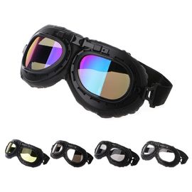 Motorcycle Helmet Soft Goggles Vintage Pilot Biker Glasses Protective Gear Gafas supplier