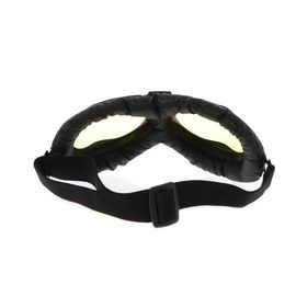 Motorcycle Helmet Soft Goggles Vintage Pilot Biker Glasses Protective Gear Gafas supplier