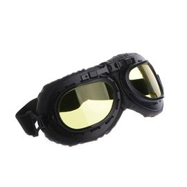 Motorcycle Helmet Soft Goggles Vintage Pilot Biker Glasses Protective Gear Gafas supplier