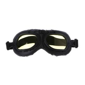 Motorcycle Helmet Soft Goggles Vintage Pilot Biker Glasses Protective Gear Gafas supplier