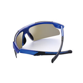 Blue Color Polarized Photochromic Glasses Adult Size Protect Eyes Blocking Glare supplier
