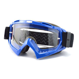 Scratch Resistance Motocross Goggles Muliple Color TPU Frame Optically Precise supplier