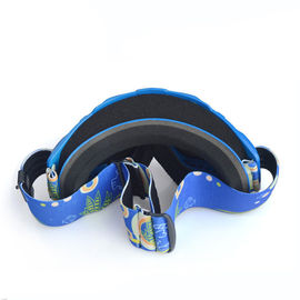 Comfortable Motocross Goggles UV400 Protection With Anti Slip Silicone Strap supplier