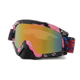 High Density Off Road Goggles , Motocross Glasses Explosion Proof PC Lens supplier
