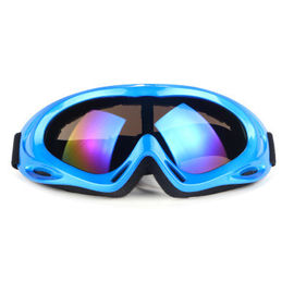 Elastic Strap Vintage Moto Goggles , Motocross Roll Off Goggles Good Toughness supplier