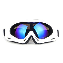 Elastic Strap Vintage Moto Goggles , Motocross Roll Off Goggles Good Toughness supplier