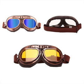 Wear Resistant Motorcycle Protective Goggles With Soft Non Slip Cushion supplier