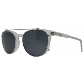 Fashionable Lifestyle Sunglasses Acetete Material Frame Clip On Style supplier