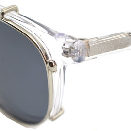 Fashionable Lifestyle Sunglasses Acetete Material Frame Clip On Style supplier