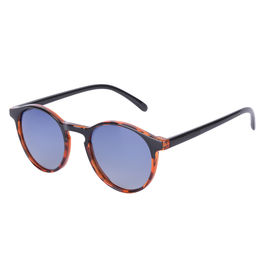 Round Shape Lifestyle Sunglasses Customized Logo Mirror Coating Hd Vision Lenses supplier