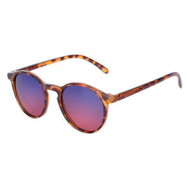 Round Shape Lifestyle Sunglasses Customized Logo Mirror Coating Hd Vision Lenses supplier