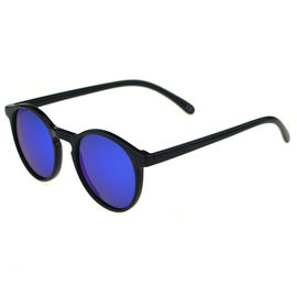 Round Shape Lifestyle Sunglasses Customized Logo Mirror Coating Hd Vision Lenses supplier