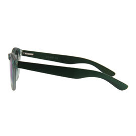 Special Shape Lifestyle Sunglasses Pc Frame Colored Wooden Temple Material supplier