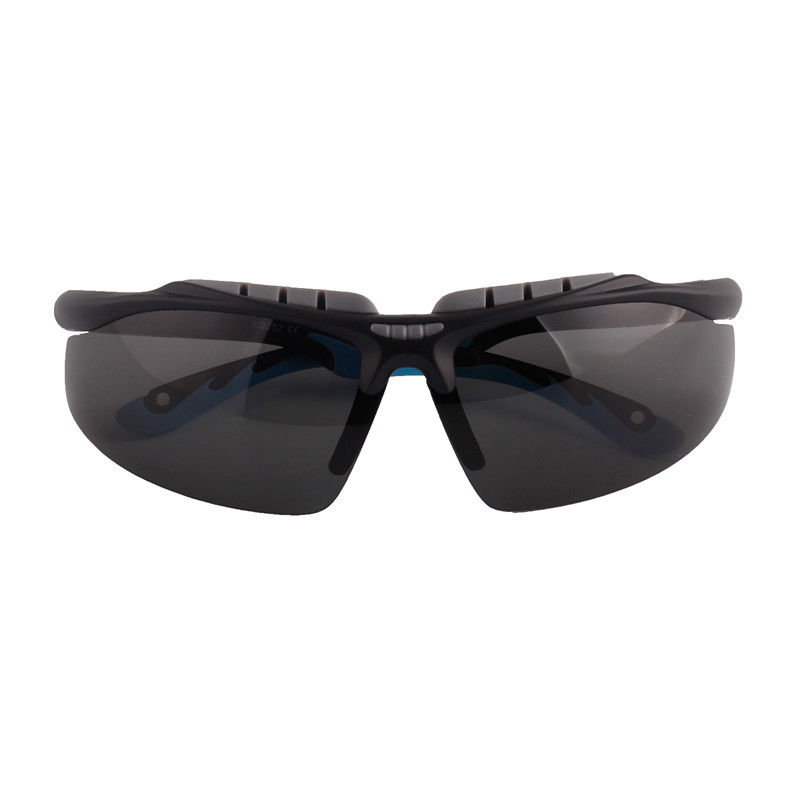Black Color Sport Goggle Glasses Lightweight Flexible Anti Violet Ray Lens supplier