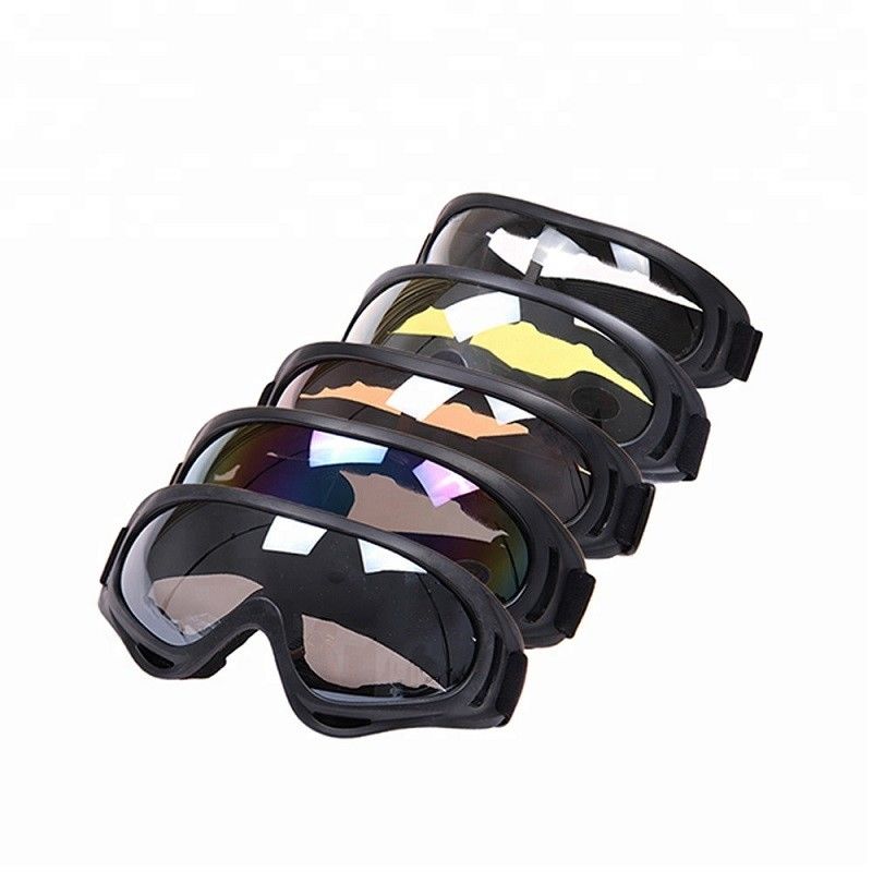 Anti Fog Motocross Goggles , Windproof Motorcycle Glasses For Racing supplier