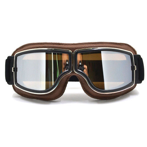 Anti Uv Motorbike Glasses , ATV Motorcycle Helmet Riding Glasses supplier