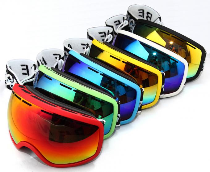 Ladies Adult Ski Goggles For Glasses Wearers TPU Frameless Flexible