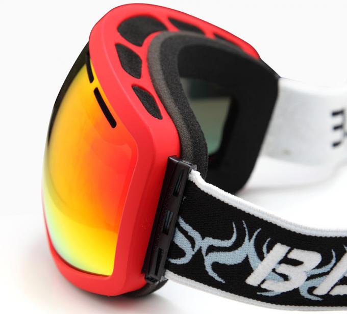 Impact Resistance Cool Snow Glasses , Snowboard Glasses Interchangeable